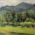 Mount LaFayette from Sugar Hill New Hampshire