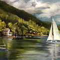 Sailboat on Lake Morey
