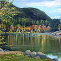 Mirror Lake in Woodstock New Hampshire